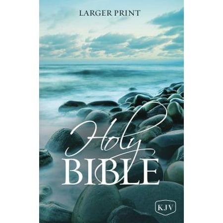 Holy Bible Charm - KJV, Holy Bible, Larger Print, Paperback