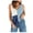 Blue womens tops summer, variant on USSUMA Womens Summer Tops Trendy V Neck Yoga Vest Tank T Shirts for Women Sleeveless Blouses Tops Dressy Color Block Tunic Plus Size Shirts for Women
