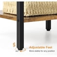 thumbnail image 4 of Nightstand w/Charging Station&USB Ports Bedroom End Table w/Storage Drawer Shelf, 4 of 8