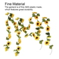 thumbnail image 4 of Guirnalda de girasoles artificiales Wosthever 5 piezas decorativa flexible para puerta de casa jardín, 4 of 6