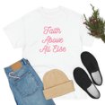 thumbnail image 5 of Faith Above All Else T-Shirt Inspirational Christian Graphic Tee 5XL, 5 of 5