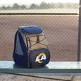 thumbnail image 2 of Los Angeles Rams - PTX Backpack Cooler by Picnic Time (Navy), 2 of 2