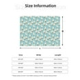thumbnail image 5 of Fuzoiu White Geese and Flower Print Flannel Blanket,Throw Blanket,Flannel Home Decor,Fleece Bed Blankets,Cozy Soft Blanket for Bed, Sofa, Camping, and Travel-60"x50", 5 of 6