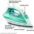 thumbnail image 5 of T-fal Ecomaster, Steam Iron, 1400W Eco-Friendly Ceramic Soleplate, Steam Trigger, 5 of 7