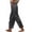 *Dark Gray, variant on VBVC Women's Satin Drawstring Sweatpants,Split Hem Trousers For Women,Ladies Summer Wide Leg Pants with Pockets,Black,S-2XL