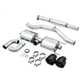 thumbnail image 2 of AWE Tuning Exhaust System Kit 3015-33486 Touring Edition Cat-Back System; Stainless Steel; Without Muffler; Single Exhaust With Dual Outlet; Rear Exit; 5 Inch Diamond Black Tips, 2 of 9