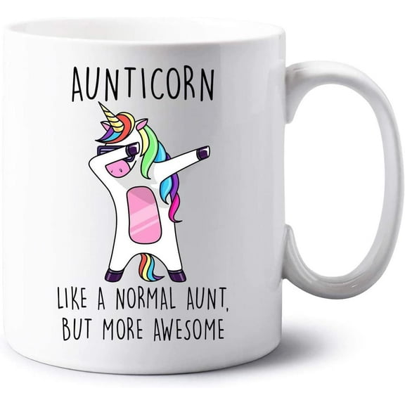 Aunticorn Mug Auntie Unicorn Aunt Aunty Funny Mug Present