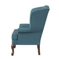 thumbnail image 2 of Comfort Pointe Erin Blue Fabric Traditional Wing Back Accent Chair, 2 of 8
