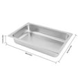 thumbnail image 5 of 9.54QT Stainless Steel Chafer Buffet Chafing Dish Set Roll Top Food Warmer 25.2*18.11*17.32in, 5 of 18