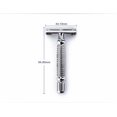 thumbnail image 3 of Safety Razor - Elegant Safety Razor For Women & Men - Zero Waste Safety Razor Butterfly - Wet Razor Set Incl. 20 Razor Blades - Razor Set For Women & Men Sliber, 3 of 7