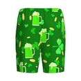 thumbnail image 5 of Naloa St Patrick's Day2 Men's Short Pajama Pants, Lounge Comfort Shorts with Elasticized Waistband and Side Pockets - 4X-Large, 5 of 9