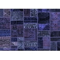 thumbnail image 1 of Ahgly Company Indoor Rectangle Oriental Blue Modern Area Rugs, 5' x 7', 1 of 4