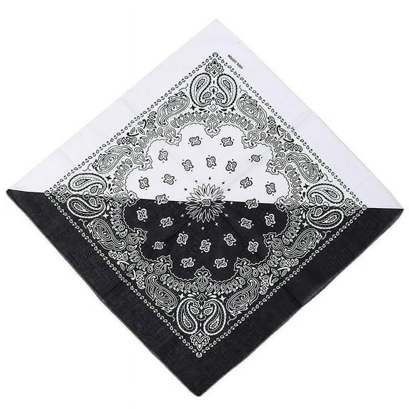 SSKFHGI Hip Hop Cotton Paisley Bandanas Doppelseitiger Kopfpackschal Armband R