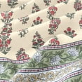 thumbnail image 3 of Nomad Winter Holiday Block Print Rectangle Tablecloth, 3 of 4