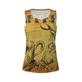 thumbnail image 4 of Haiem Coffee Vintage Workout Tank Tops for Women, Athletic Sports Slim-Fit Tank Tops, Compression Sleeveless Dry Fit Shirts,Athletic Shirt-, 4 of 9