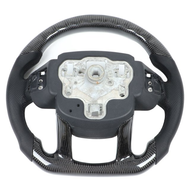 LED Steering Wheel, Multifunction Carbon Fiber Racing Steering Wheel for Car