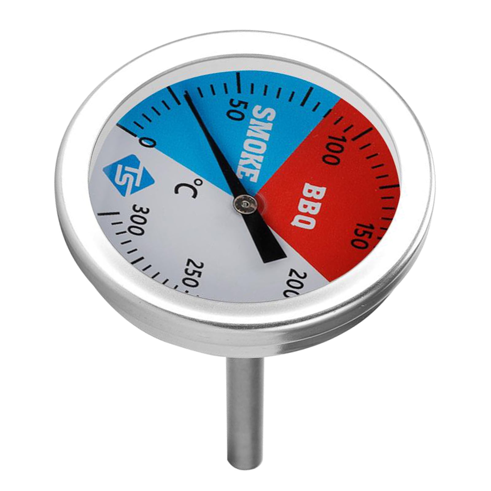 3" Stainless Steel BBQ Smoker Grill Thermometer Oven Temperature Gauge 
