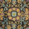 thumbnail image 6 of SAFAVIEH Blossom Gavril Floral Wool Fringed Area Rug, Charcoal/Multi, 5' x 8', 6 of 6