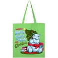 thumbnail image 3 of Inktastic I Wanna Hippopotamus for Christmas Cute Hippo Tote Bag, 3 of 4