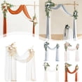 thumbnail image 2 of Wedding Arch Square Artificial Wedding Arch Flowers Kit For Ceremony Wedding Arbor Backdrop Party Outdoor Wedding Props Indoor, 2 of 8