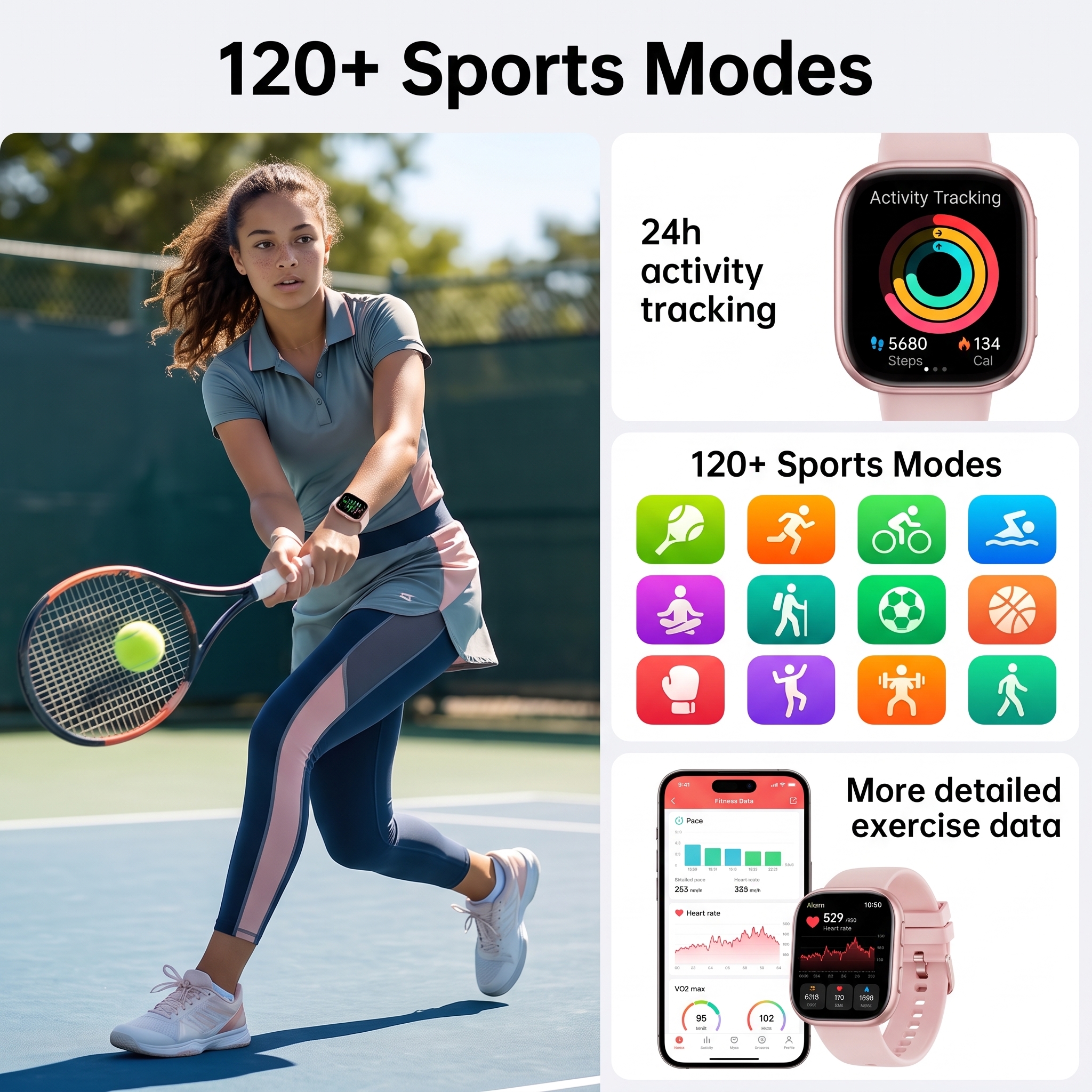 LBSAU 1.83" Smart Watch with Bluetooth Calling photo 4