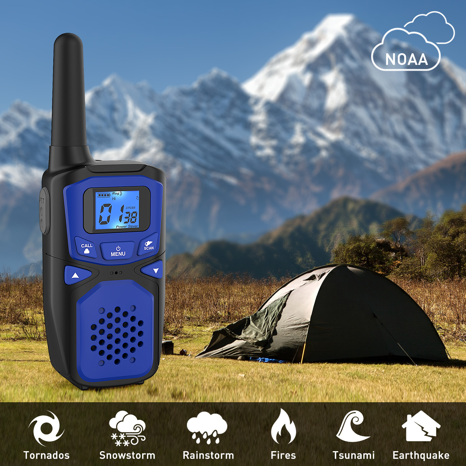 WisHouse Long Range Walkie Talkies 2-Pack photo 3