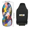 thumbnail image 3 of Car Seat CoversAbstract colorful pattern design(3) Car Seat Cover 2 Piece Set Saddle Blanket Carseat Universal Fit for Vehicle Sedan SUV, 3 of 5