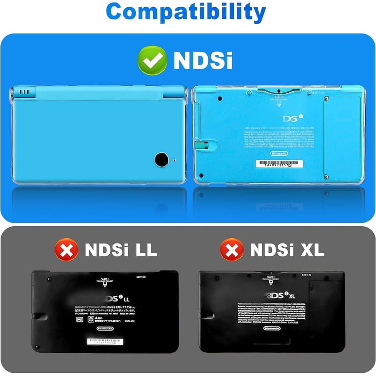 Crystal Clear Hard Shell Protective Case Cover for Nintendo DSi