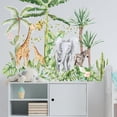 thumbnail image 4 of Pegatinas de pared de animales de la selva Macarena 75 cm x 72 cm, 4 of 7