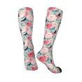 thumbnail image 4 of Daiia Sports Socks Roses and Butterflies Printed Novelty Crew Socks for Men Women Knee High Socks Cotton Socks Soft & Breathable Support Unisex Socks, 4 of 9