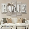 thumbnail image 2 of 5Pcs Wall Paintings Home Concise Fashion Letter Prints Photo Paintings Wall Art For Home Decorations Paintings, 2 of 5