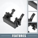 thumbnail image 3 of H7 Low Beam Car LED Headlight Lamp Bulb Base Holder Adapter Socket Retainer para Ford Focus Fiesta Mondeo High Beam Light Black 1 par, 3 of 7
