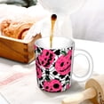 thumbnail image 3 of Yiaed Halloween Pumpkins Print Ceramics Coffee,Large Handle Design,Extra Large Tea and Coffee Cup for Office and Home Mugs, 3 of 6