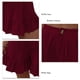 thumbnail image 5 of Pantalones cortos de verano para mujer con cierre de botones, dobladillo con volantes, piernas anchas, pantalones cortos casuales para uso diario, 5 of 6