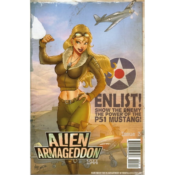 Alien Armageddon: 1944 #3A VF ; Dren Comic Book