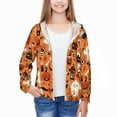 thumbnail image 3 of Cauagu Halloween 2 Print Sun Protection Jacket for Teen,Full-Zipper Long Sleeve Sun Shirts with Pockets UV Hoodie Shirts Outdoor Athletic Jacket-Medium, 3 of 7