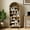 Natural, variant on 71in Tall Book Shelf with Storage, 7 Tier Arched Bookcase with Adjustable Shelves, Freestanding Modern Open Display Shelving Unit for Living Room Sturdy Home Office, Dark Grey