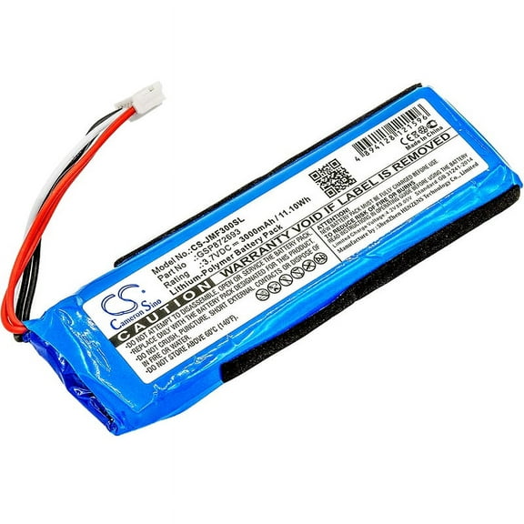 Speaker Battery for JBL GSP872693 P763098 03 Flip 3 JBLFLIP3GRAY 3.7V 3000mAh