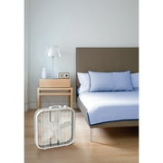 Lasko 20 Classic Box Fan with Weather-Resistant Motor, Portable Cooling Floor or Window Fan, 3 Speeds, White, B20200