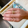 thumbnail image 2 of 925 Silver Open Heart White Zircon Pave Ring,Open Heart Ring,Heart Shaped Ring,Heart Outline Big Heart Ring,Valentine Gift For Love,Gift For, 2 of 3