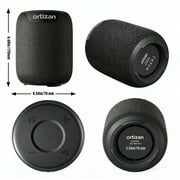 Ortizan X2 Mini Portable Wireless 5.3 Bluetooth Speaker, IPX7 Waterproof Outdoor Speaker with 15W Stereo Sound, 15H Playtime,Stereo Pairing