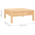thumbnail image 4 of vidaXL 4 Piece Garden Lounge Set Solid Pinewood, 4 of 5