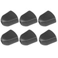 thumbnail image 2 of 6x Trapezoid Shape Peg Machine Head Replacement Buttons Knob - Black, as described, 2 of 9