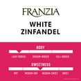 thumbnail image 5 of Franzia White Zinfandel Zinfandel Rose Wine, 3 L Bag in Box, 11% ABV, 5 of 10