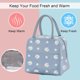 thumbnail image 4 of Bolsa térmica aislante de lona gris, bolsa de almuerzo impermeable para oficina, para mujeres, hombres, escuela y oficina, niñas y niños, 1 ud. ER, 4 of 5