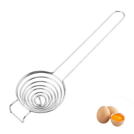 

huoge Egg Separator | Egg Yolk White Separator For Baking Kitchen Gadget | Yolk White Separator Tool Quail Egg Peeler Food Grade Stainless Steel