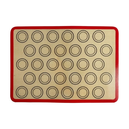 

Meuva Silicone Baking Pad High Temperature Glass Fiber Makaron Baking Pad Oven Non Stick Silica Gel Baking Pad Bakeware Holder Rack Kitchen Glass Bakeware Set Bake Ware for Toaster Ovens