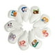 thumbnail image 3 of 9 piezas de cuero PU, cubierta de cabeza de hierro de golf, cubierta de cabeza de palo de golf, accesorios para tacos de golf, funda protectora para Blanco Macarena Cubierta de cabeza de hierros de golf, 3 of 8