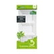 thumbnail image 2 of 12 Piezas Charola Botanera Party Is On Color Blanco Rectangular 3 Divisiones Biodegradable Ecofriendly Desechables Botana Comida Fiesta Eventos Adornos Decoracion Reunion Diseño Practico Botana Mesa, 2 of 2