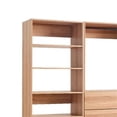 thumbnail image 3 of Dee Walk In Closet, Modular Freestanding Storage 9 Shelf 2 Rods Brown, 3 of 6